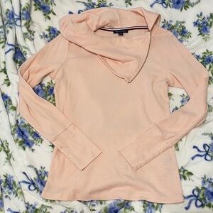 Tommy Hilfiger Light Pink Cowl Neck Sweater